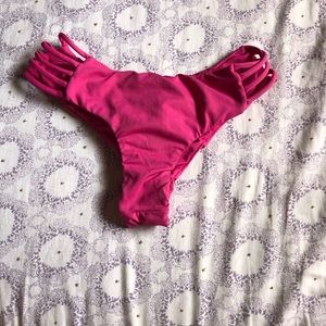 Pink bikini bottoms
